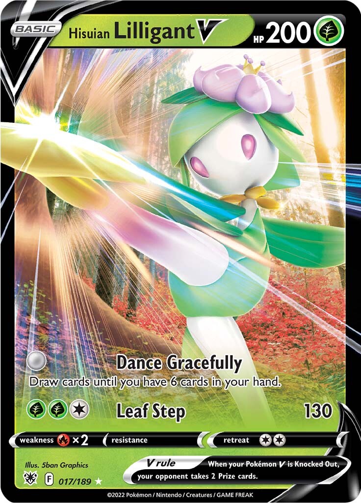 Hisuian Lilligant V (017/189) [Sword & Shield: Astral Radiance] | Black Swamp Games