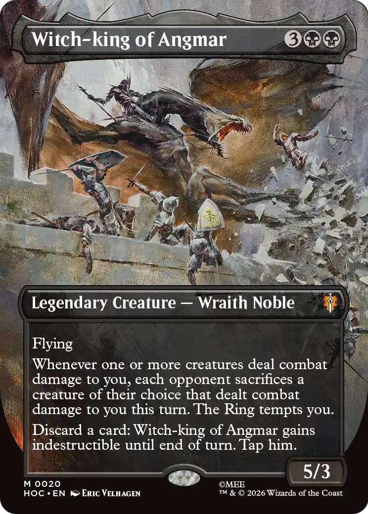 Witch-king of Angmar (Borderless) [The Hobbit: Eternal-Legal] | Black Swamp Games