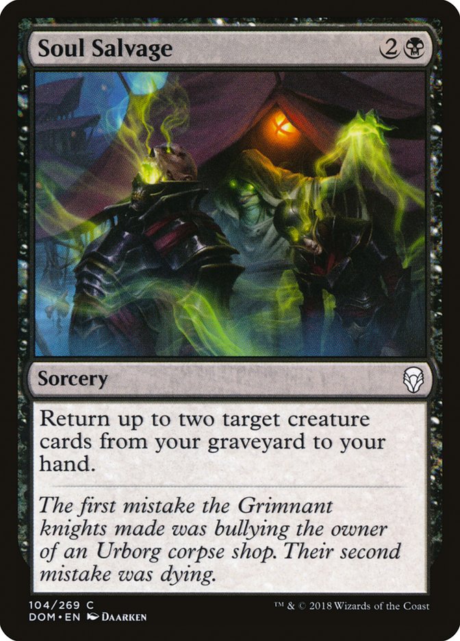 Soul Salvage [Dominaria] | Black Swamp Games
