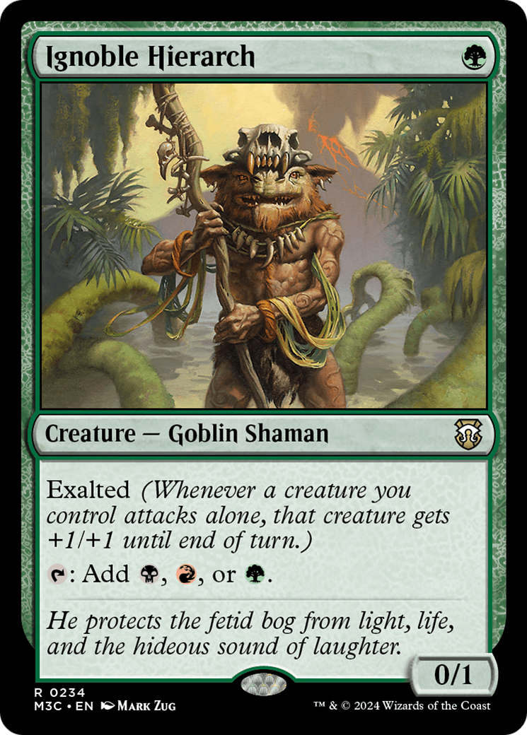 Ignoble Hierarch [Modern Horizons 3 Commander] | Black Swamp Games