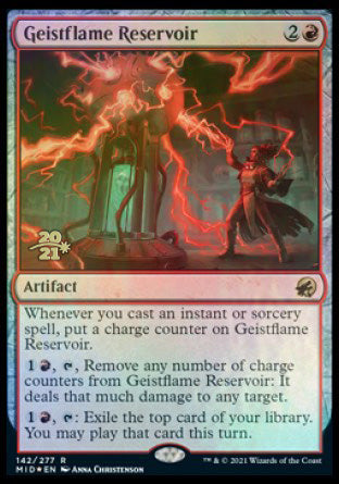 Geistflame Reservoir [Innistrad: Midnight Hunt Prerelease Promos] | Black Swamp Games