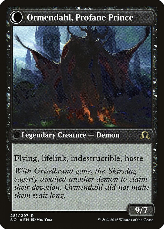 Westvale Abbey // Ormendahl, Profane Prince [Shadows over Innistrad Prerelease Promos] | Black Swamp Games