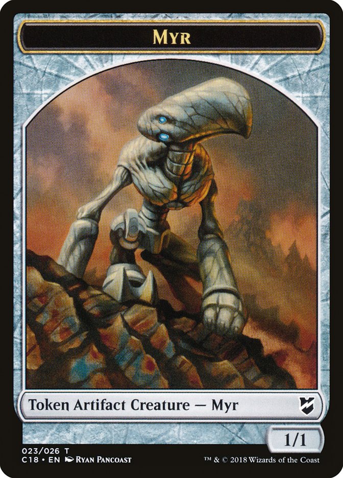 Myr Token (023/026) [Commander 2018 Tokens] | Black Swamp Games