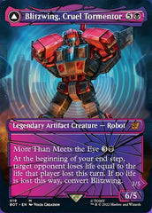 Blitzwing, Cruel Tormentor // Blitzwing, Adaptive Assailant (Shattered Glass) [Transformers] | Black Swamp Games
