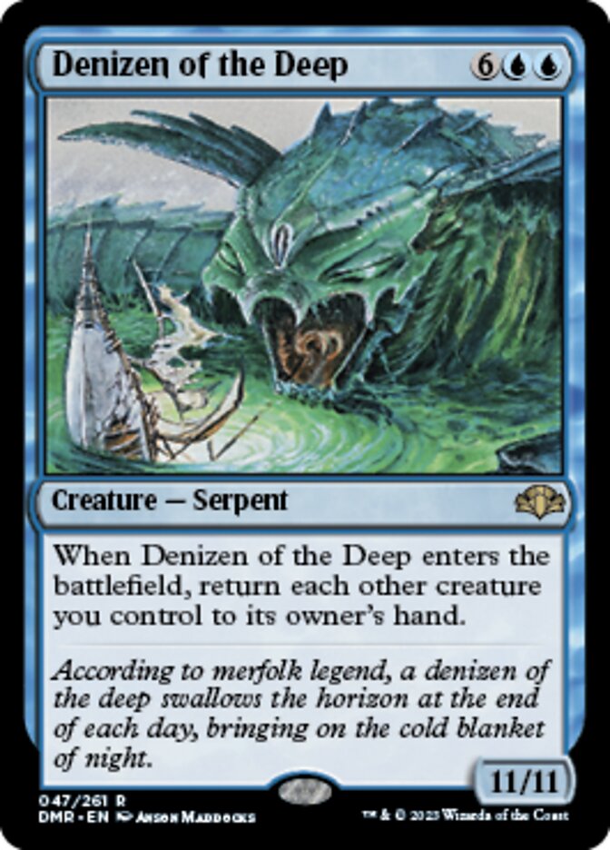 Denizen of the Deep [Dominaria Remastered] | Black Swamp Games