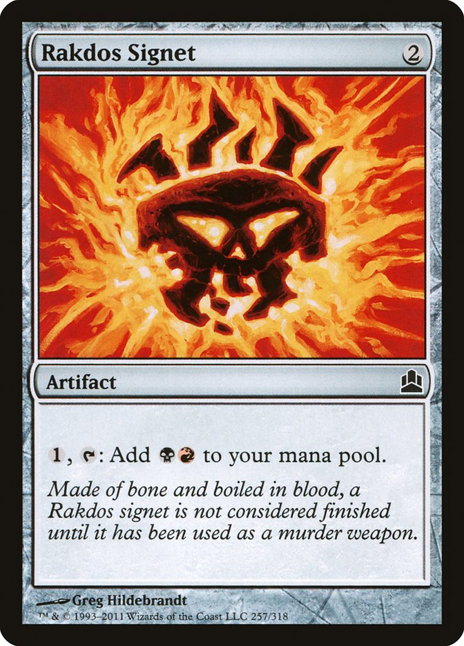 Rakdos Signet [Commander 2011] | Black Swamp Games