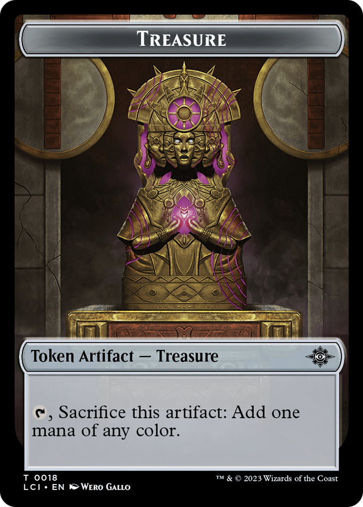 Treasure (0018) // Spirit Double-Sided Token [The Lost Caverns of Ixalan Tokens] | Black Swamp Games