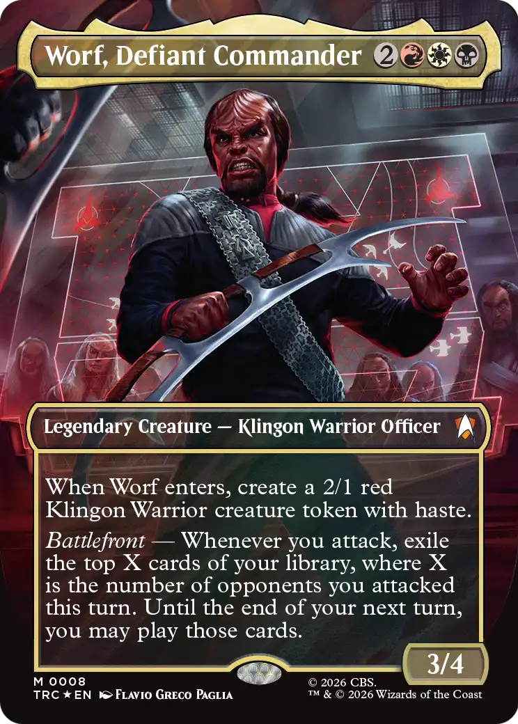 Kang, Suspicious Captain (Extended Art) [Star Trek Commander] | Black Swamp Games