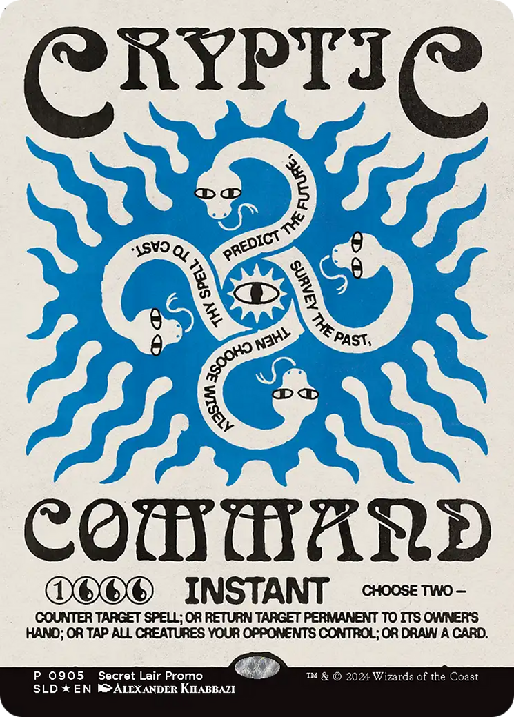 Cryptic Command (Rainbow Foil) [Secret Lair Drop Series] | Black Swamp Games
