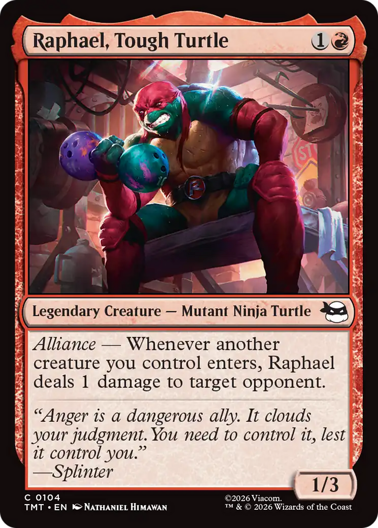 Raphael, Tough Turtle [Teenage Mutant Ninja Turtles] | Black Swamp Games