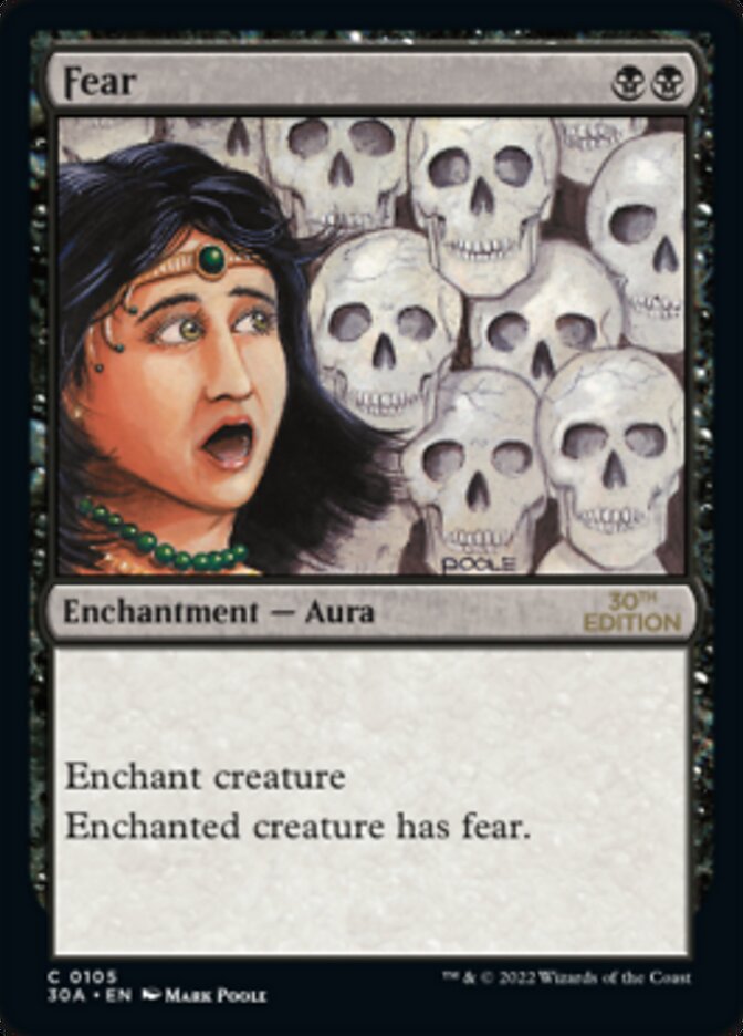 Fear [30th Anniversary Edition] | Black Swamp Games