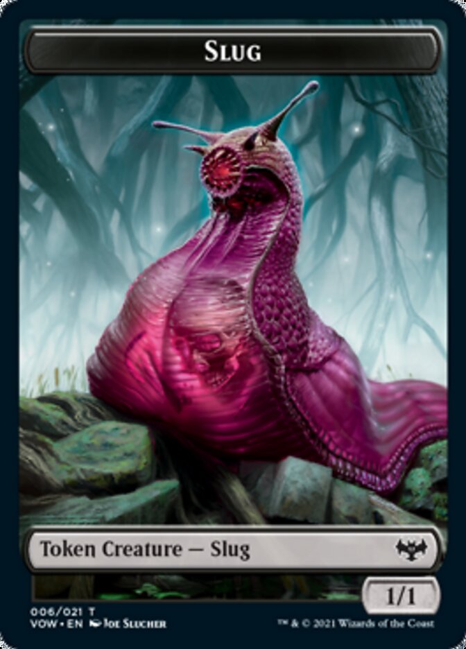 Blood // Slug Double-Sided Token [Innistrad: Crimson Vow Tokens] | Black Swamp Games