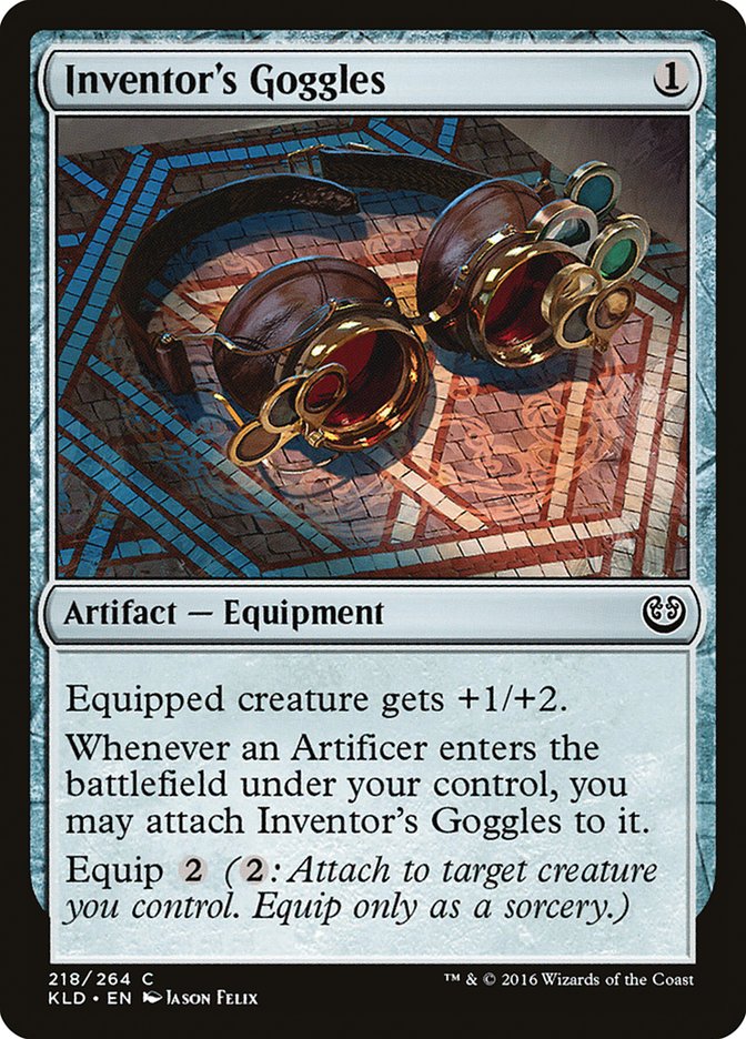 Inventor's Goggles [Kaladesh] | Black Swamp Games