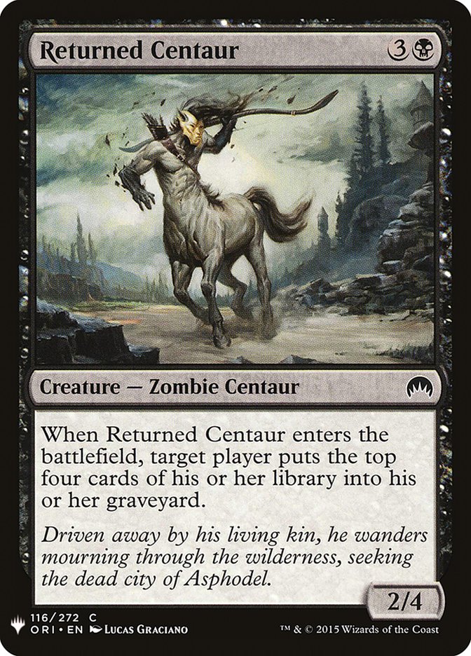 Returned Centaur [Mystery Booster] | Black Swamp Games