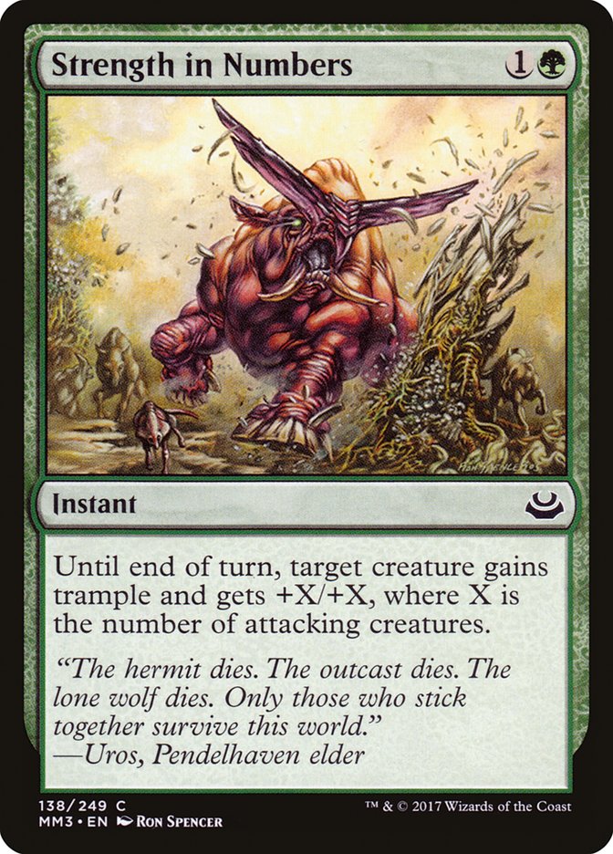Strength in Numbers [Modern Masters 2017] | Black Swamp Games