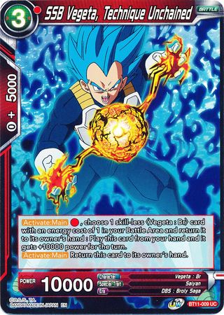 SSB Vegeta, Technique Unchained (BT11-009) [Vermilion Bloodline] | Black Swamp Games