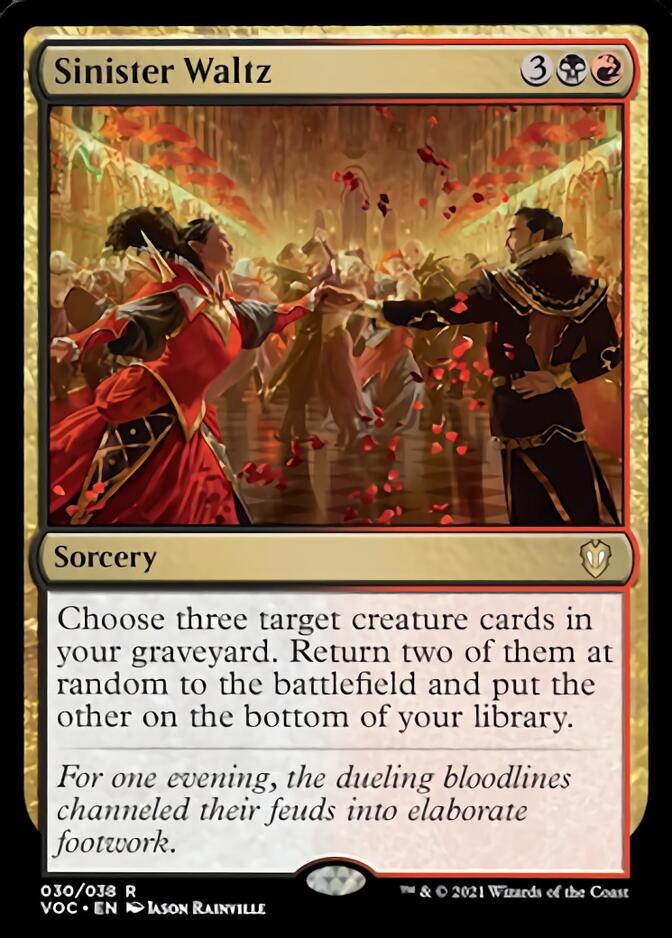 Sinister Waltz [Innistrad: Crimson Vow Commander] | Black Swamp Games