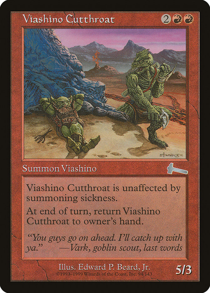 Viashino Cutthroat [Urza's Legacy] | Black Swamp Games