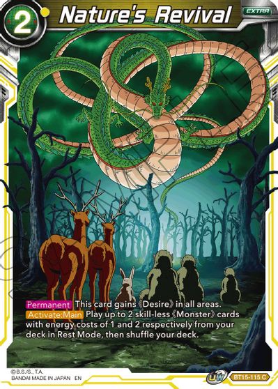 Nature's Revival (BT15-115) [Saiyan Showdown] | Black Swamp Games