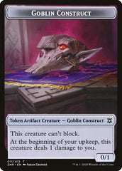 Cat // Goblin Construct Double-Sided Token [Zendikar Rising Tokens] | Black Swamp Games