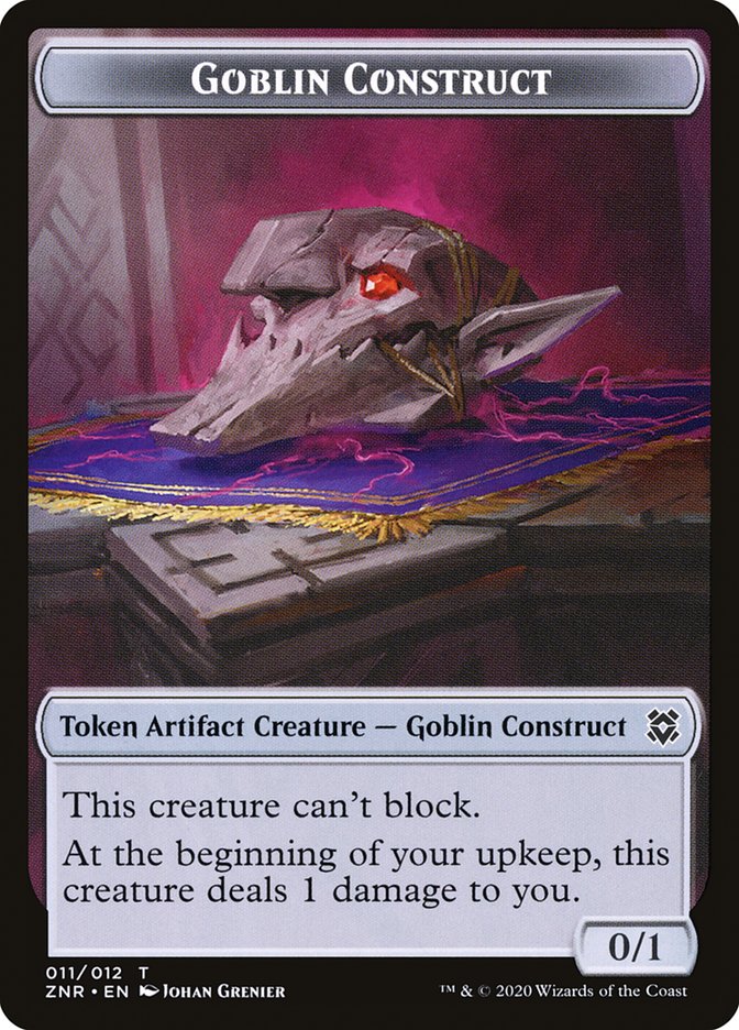Angel Warrior // Goblin Construct Double-Sided Token [Zendikar Rising Tokens] | Black Swamp Games