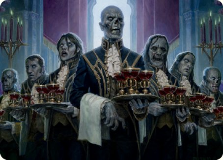 Dying to Serve Art Card [Innistrad: Crimson Vow Art Series] | Black Swamp Games