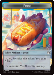 Spider // Food Double-Sided Token [Marvel's Spider-Man Tokens] | Black Swamp Games