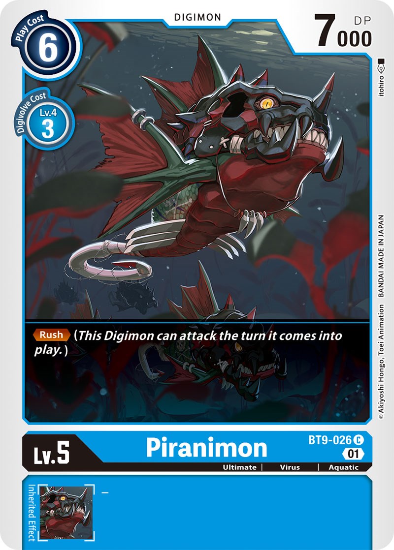 Piranimon [BT9-026] [X Record] | Black Swamp Games
