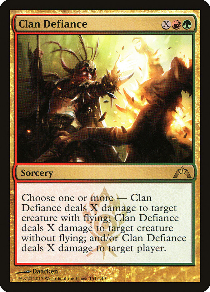 Clan Defiance [Gatecrash] | Black Swamp Games