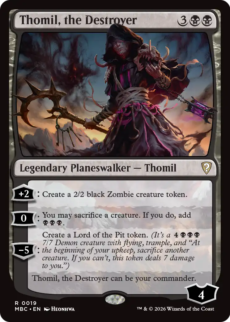 Thomil, the Destroyer [Mystery Booster: Commander Edition] | Black Swamp Games