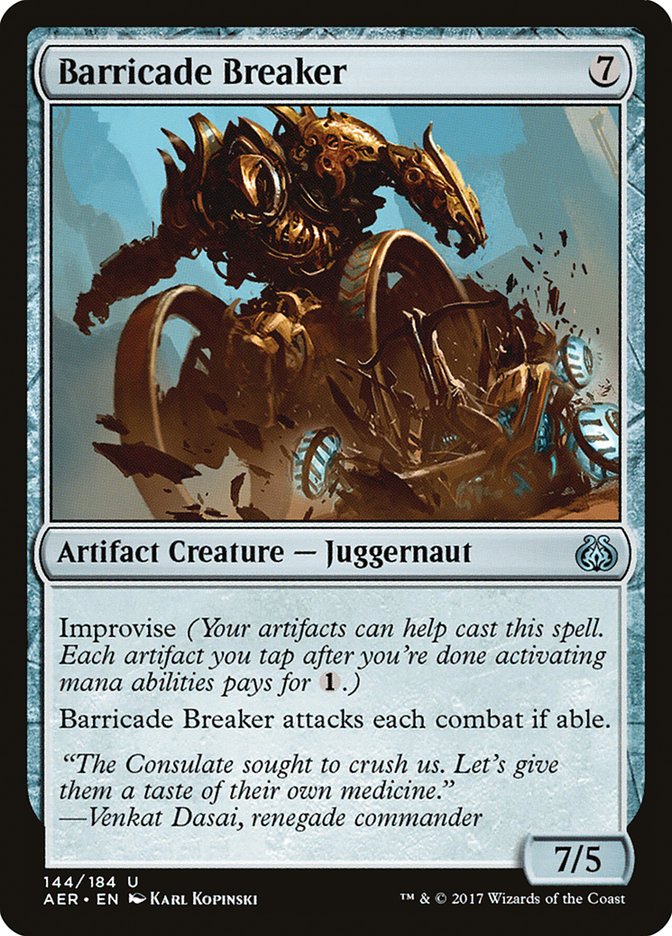 Barricade Breaker [Aether Revolt] | Black Swamp Games