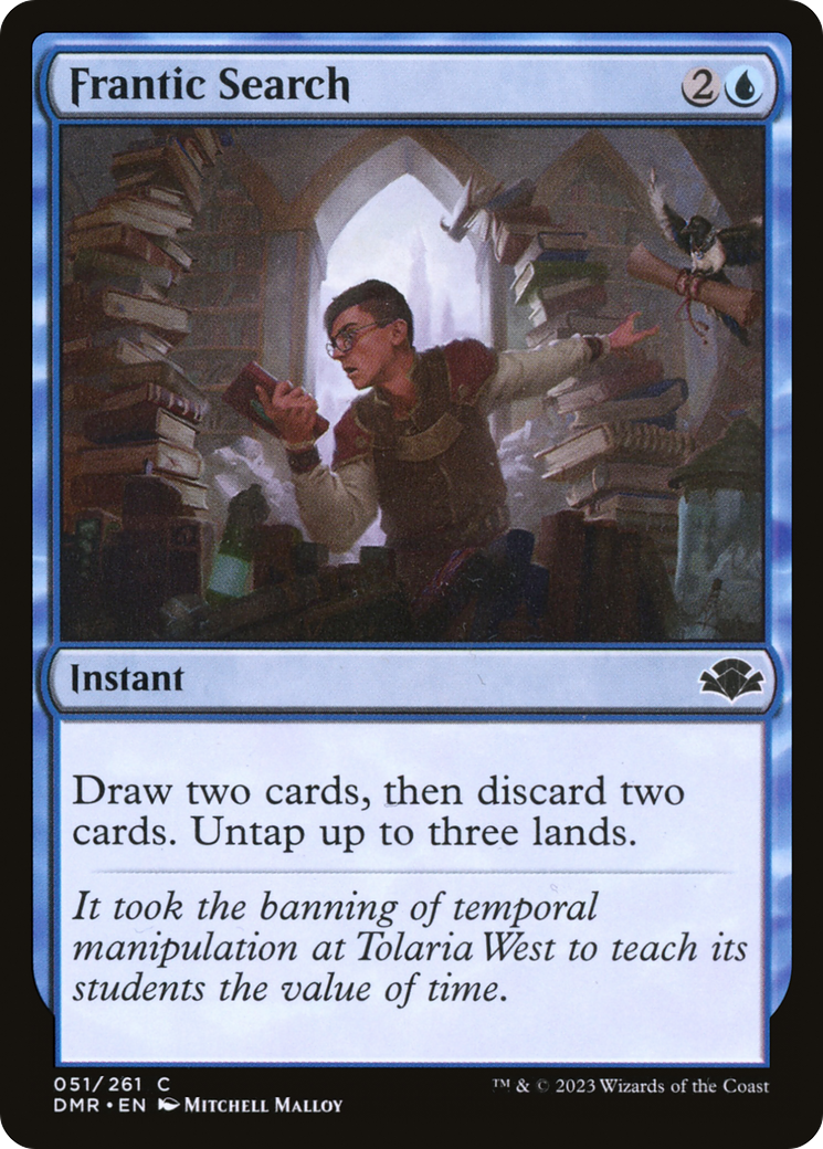 Frantic Search [Dominaria Remastered] | Black Swamp Games