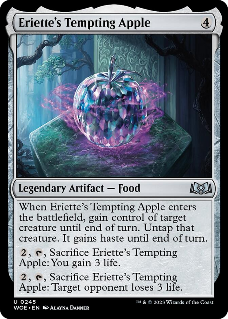 Eriette's Tempting Apple [Wilds of Eldraine] | Black Swamp Games