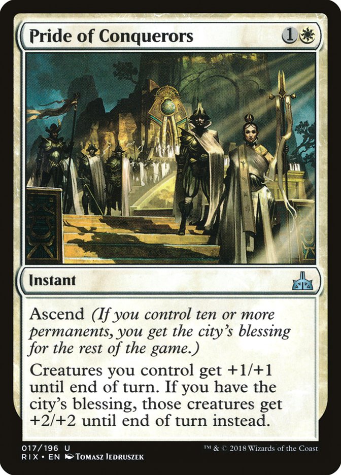 Pride of Conquerors [Rivals of Ixalan] | Black Swamp Games