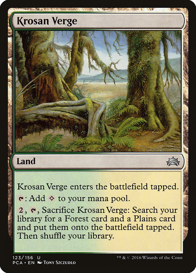 Krosan Verge [Planechase Anthology] | Black Swamp Games