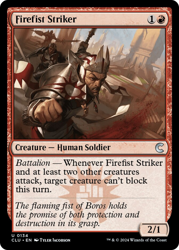 Firefist Striker [Ravnica: Clue Edition] | Black Swamp Games