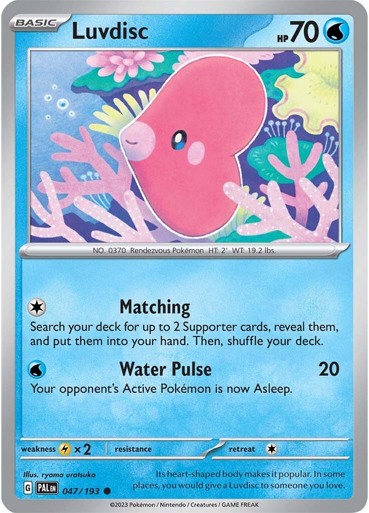 Luvdisc (047/193) [Scarlet & Violet: Paldea Evolved] | Black Swamp Games