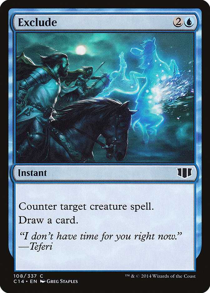 Exclude [Commander 2014] | Black Swamp Games