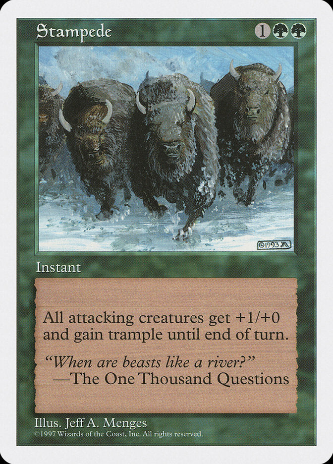 Stampede [Fifth Edition] | Black Swamp Games