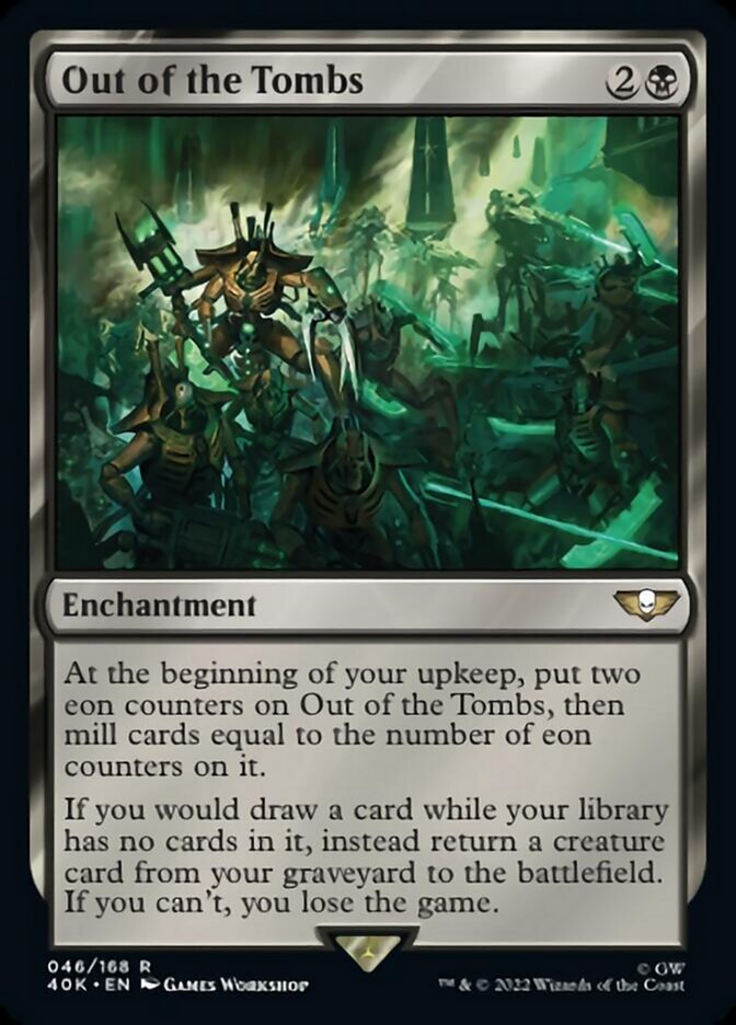 Out of the Tombs (Surge Foil) [Warhammer 40,000] | Black Swamp Games