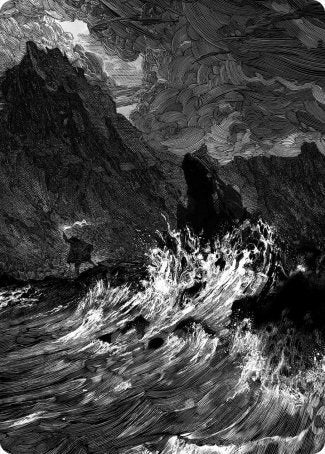 Island Art Card [Innistrad: Midnight Hunt Art Series] | Black Swamp Games