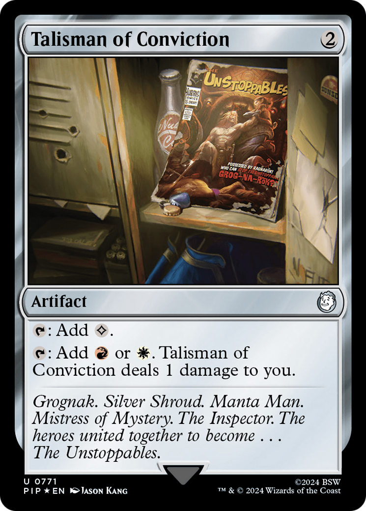 Talisman of Conviction (Surge Foil) [Fallout] | Black Swamp Games