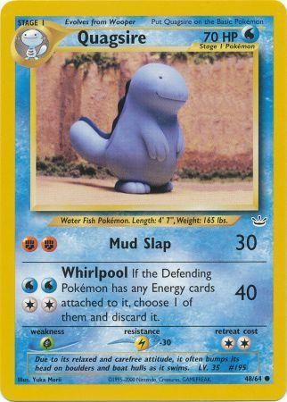 Quagsire (48/64) [Neo Revelation Unlimited] | Black Swamp Games