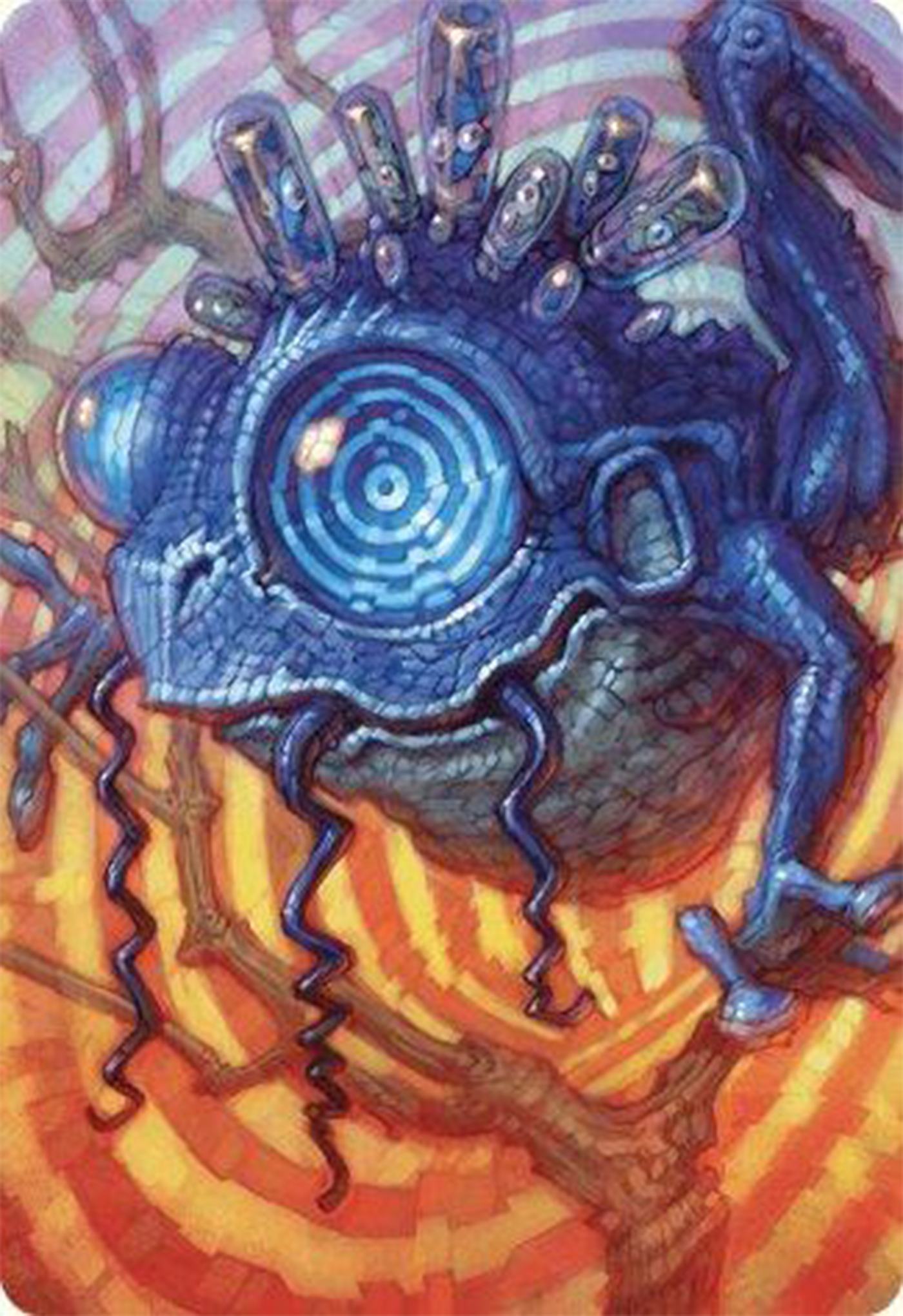 Psychic Frog Art Card [Modern Horizons 3 Art Series] | Black Swamp Games