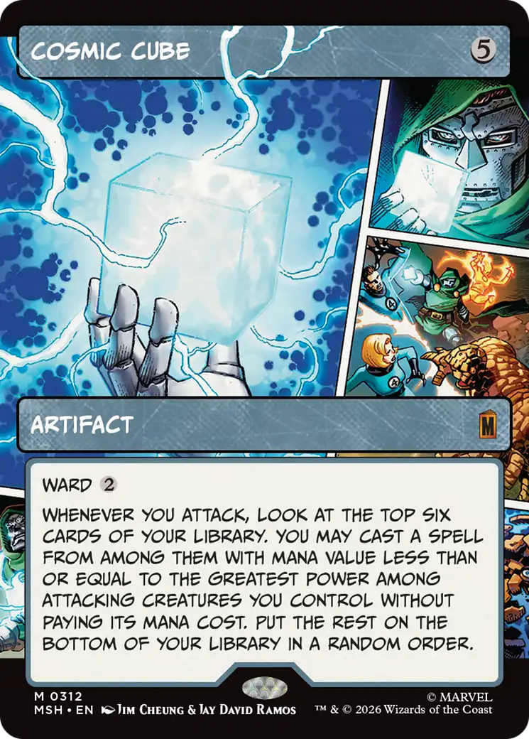 Cosmic Cube (Borderless) (0312) [Marvel Super Heroes] | Black Swamp Games