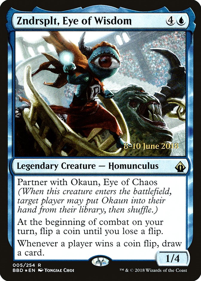 Zndrsplt, Eye of Wisdom [Battlebond Prerelease Promos] | Black Swamp Games