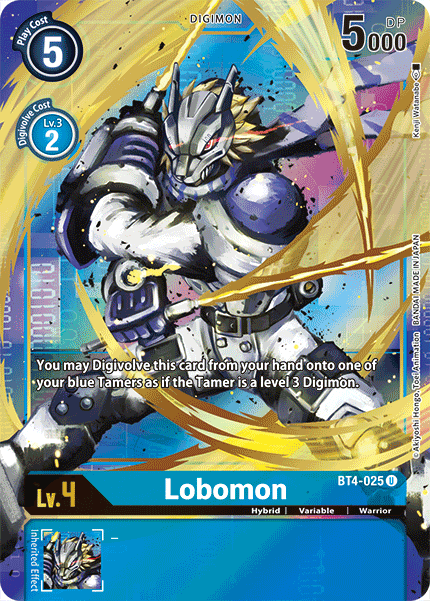 Lobomon [BT4-025] (Alternate Art) [Great Legend] | Black Swamp Games