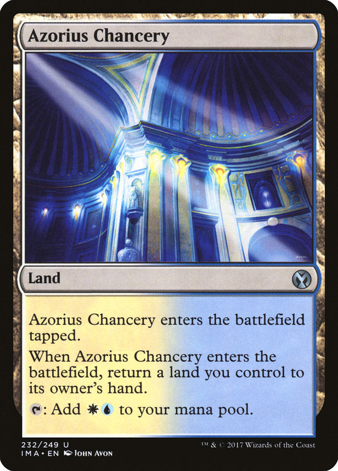 Azorius Chancery [Iconic Masters] | Black Swamp Games