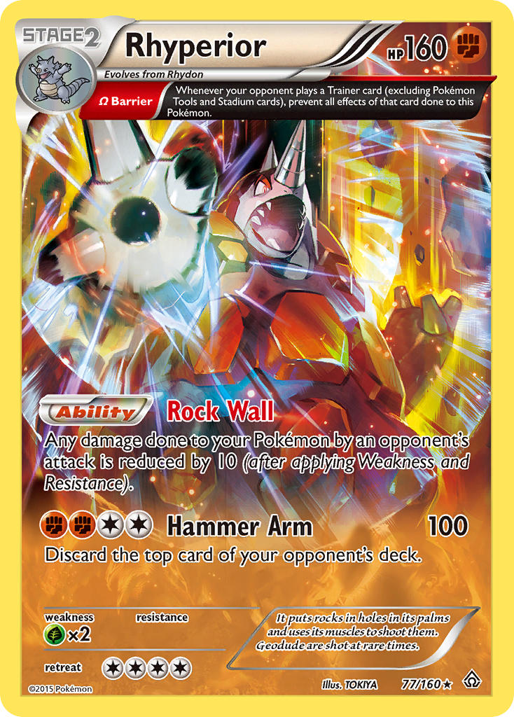 Rhyperior (77/160) [XY: Primal Clash] | Black Swamp Games
