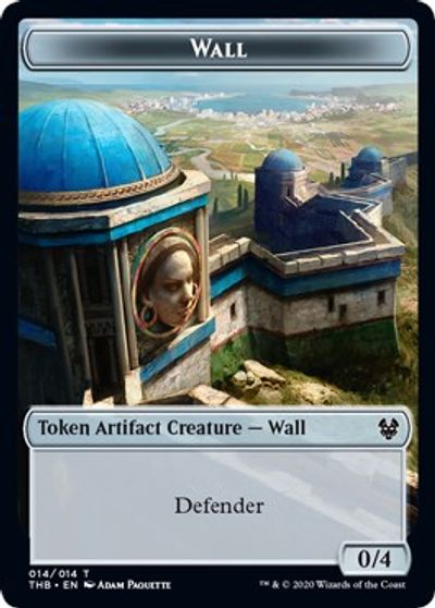 Pegasus // Wall Double-Sided Token [Challenger Decks 2021 Tokens] | Black Swamp Games